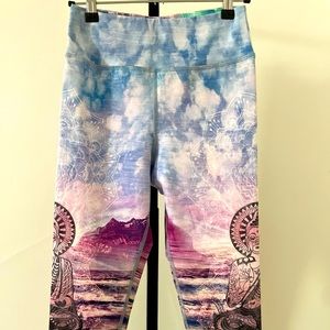 Evolution and creation Graphic print leggings